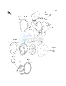 KX 250 L [KX250] (L3) [KX250] drawing AIR CLEANER