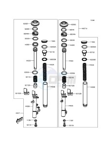 J125 ABS SC125BGFA XX (EU ME A(FRICA) drawing Front Fork