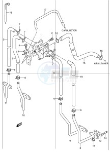 GSF1200 (E2) Bandit drawing SECOND AIR