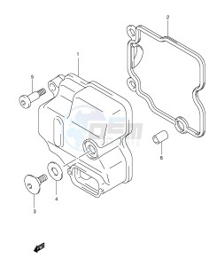 AN400 (E2) Burgman drawing CYLINDER HEAD COVER