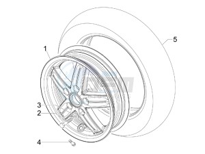 S 150 4T 2V ie E3 College drawing Front wheel