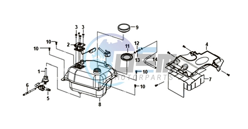 FUEL TANK -  FUEL GAUGE