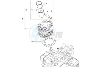 SX 50 LOW SEAT E4 (EMEA) drawing Cylinder - Piston