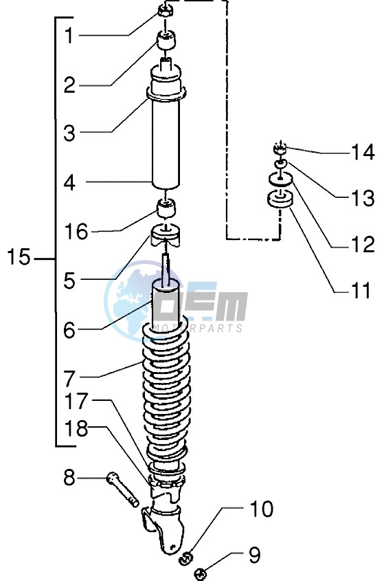 Rear Shock absorber