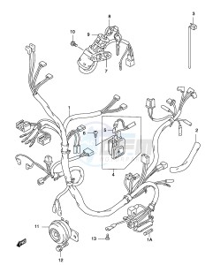 AY50 (P19) katana drawing WIRING HARNESS (MODEL K3 K4)