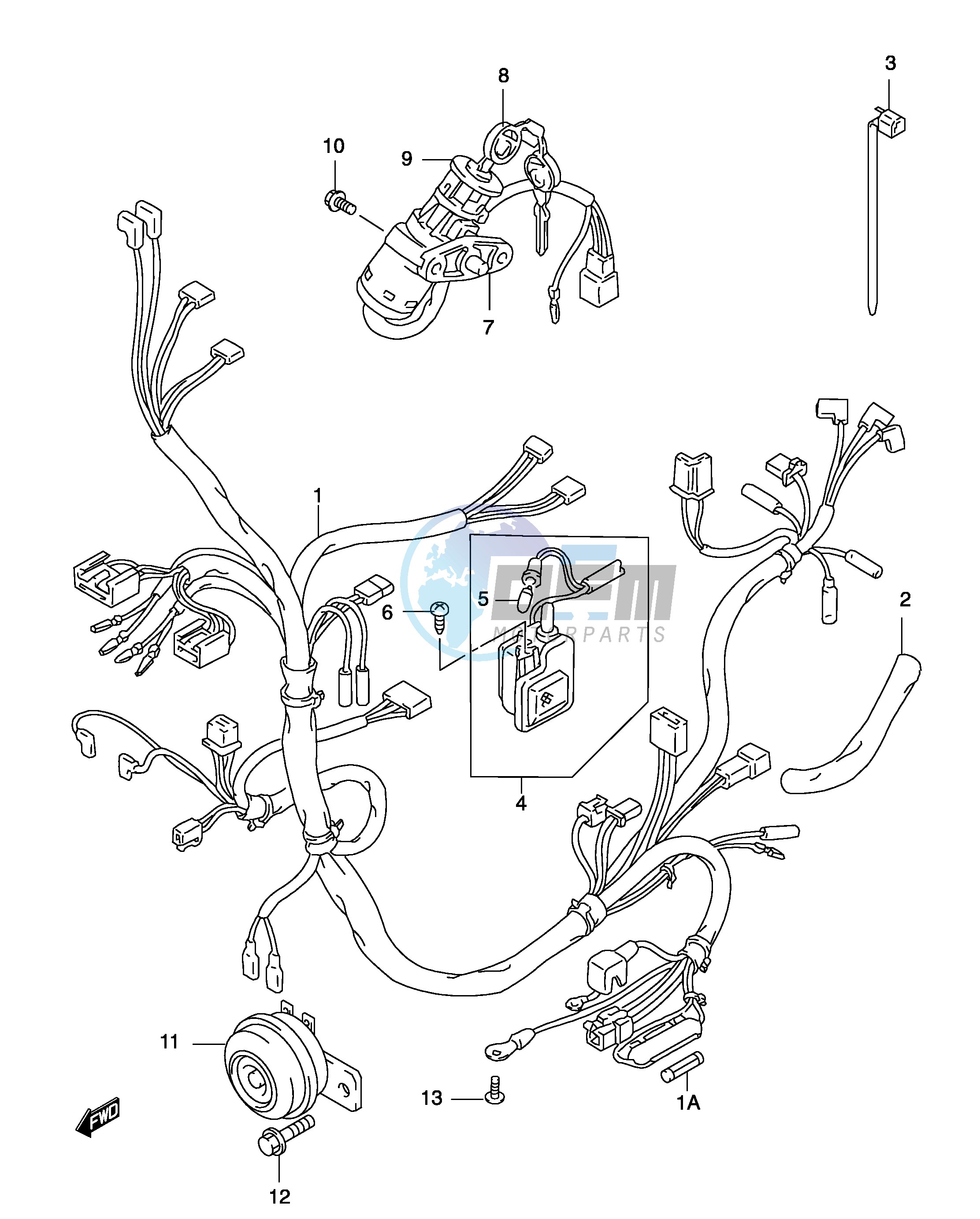 WIRING HARNESS (MODEL K3 K4)