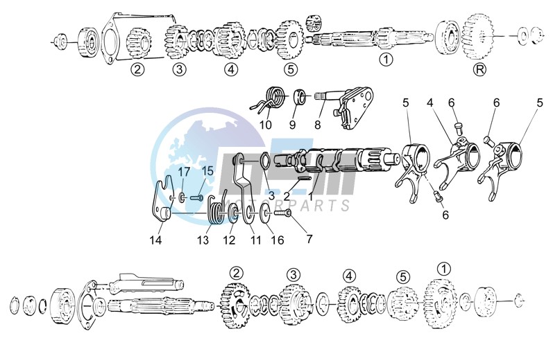 Gear box selector