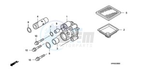 TRX420FEA Europe Direct - (ED / 4WD) drawing OIL PUMP