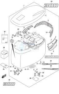 DF 300AP drawing Engine Cover