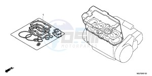 CBR1000RRC drawing GASKET KIT A