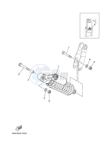 YFM700R YFM70RSSG RAPTOR 700 SPECIAL EDITION (B467) drawing REAR SUSPENSION