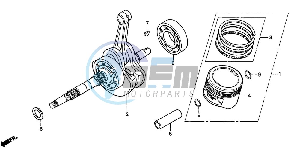 CRANKSHAFT/PISTON