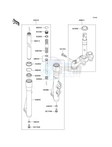 AN 112 D (D6F-D7F) D7F drawing FRONT FORK