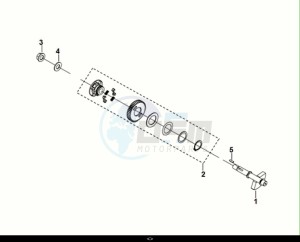 NH-T 200I (MG20BW-EU) (E5) (M1) drawing BALANCER DRIVE GEAR