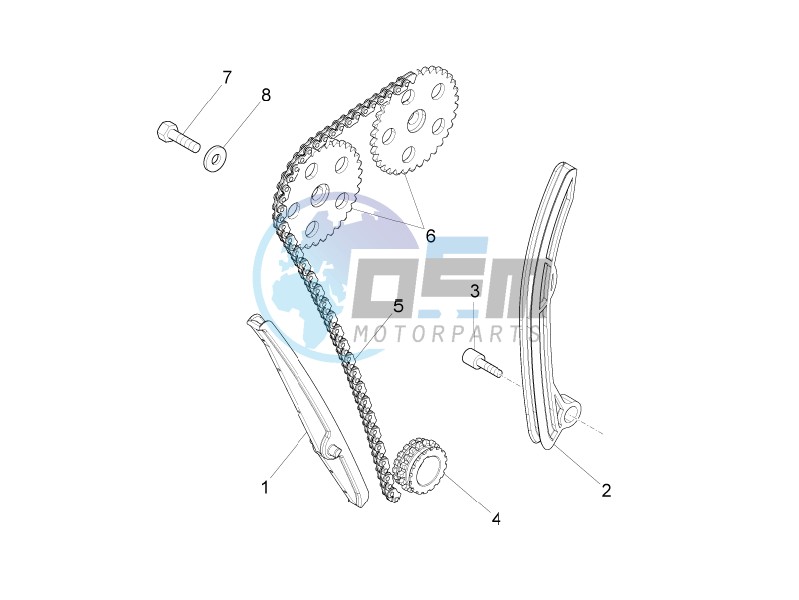 Front cylinder timing system