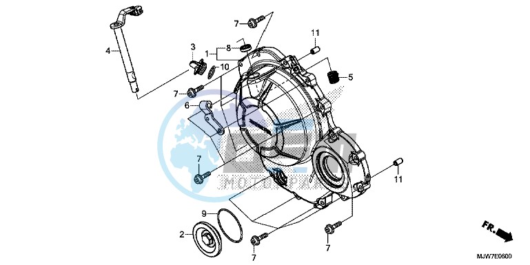 RIGHT CRANKCASE COVER