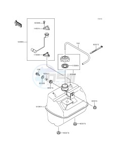 KAF 300 A [MULE 500] (A1) [MULE 500] drawing FUEL TANK