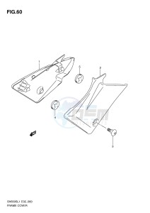 SV650S (E2) drawing FRAME COVER