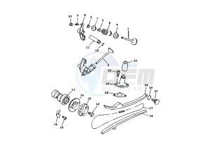 XC K CYGNUS R 125 drawing VALVE