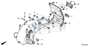 GL18009 Europe Direct - (ED) drawing REAR FENDER