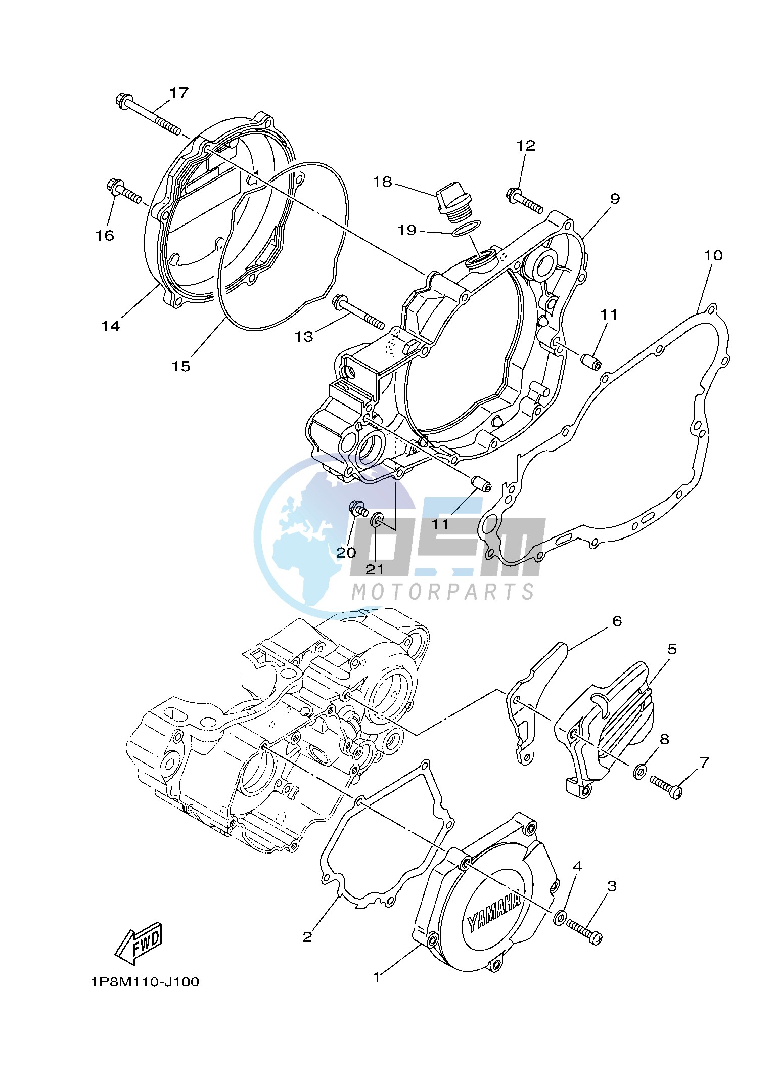 CRANKCASE COVER 1