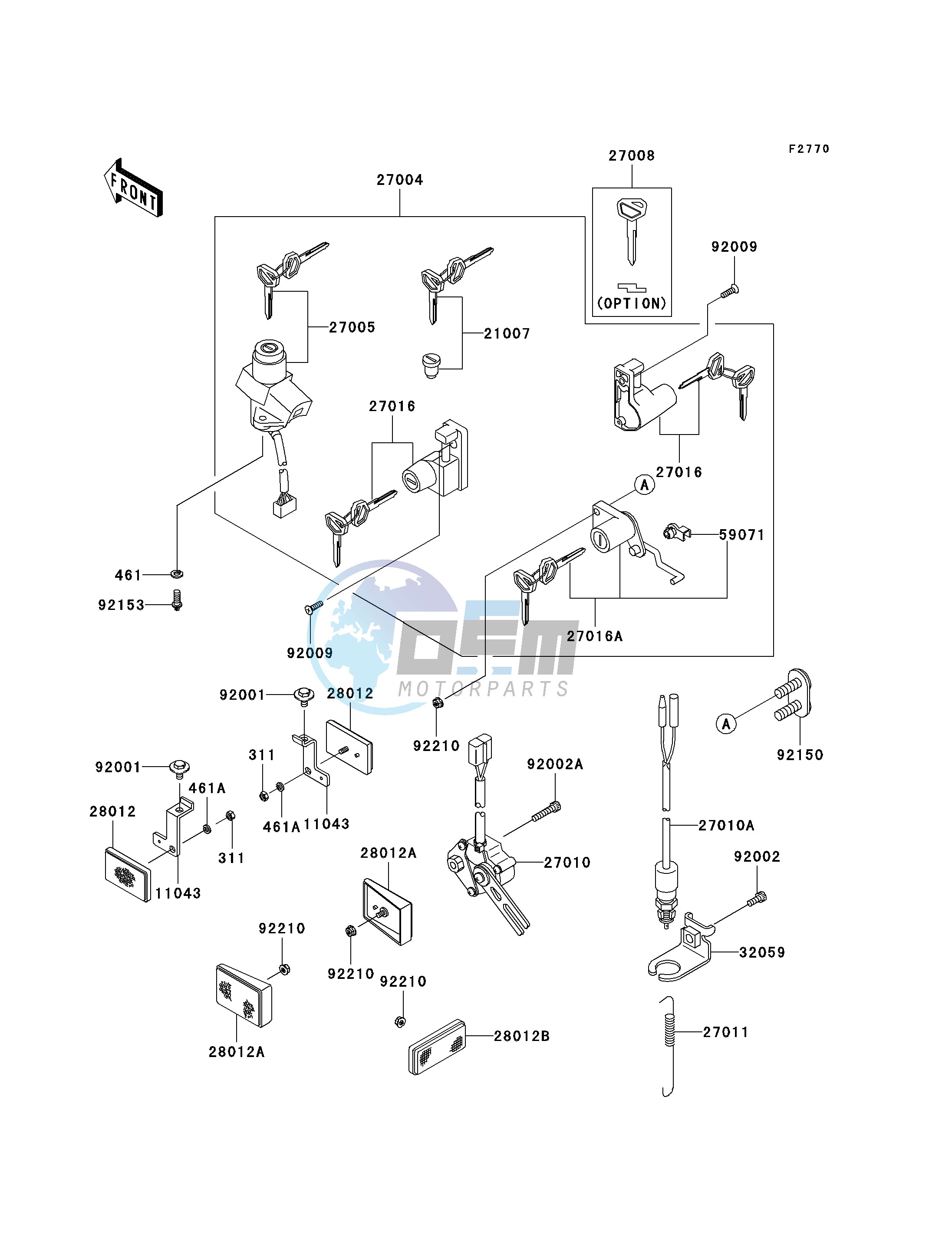 IGNITION SWITCH_LOCKS_REFLECTORS