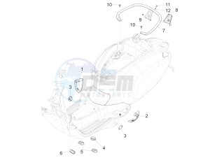 PRIMAVERA 125 4T 3V IE ABS-NOABS E3-E4 (EMEA) drawing Side cover - Spoiler