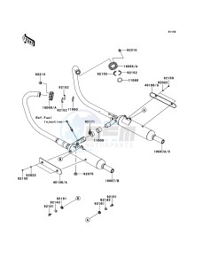 W800 EJ800ACF GB XX (EU ME A(FRICA) drawing Muffler(s)