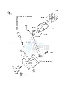 VN900_CLASSIC VN900BBF GB XX (EU ME A(FRICA) drawing Brake Pedal