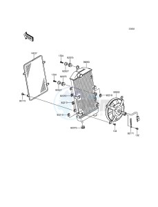 VULCAN 900 CLASSIC VN900BFF GB XX (EU ME A(FRICA) drawing Radiator