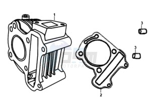 SYMPLY 50 L7 drawing CYLINDER / GASKETS