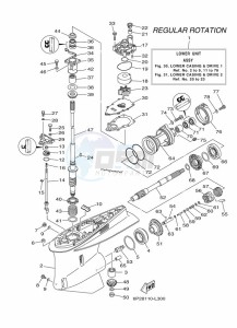 F250AETX drawing PROPELLER-HOUSING-AND-TRANSMISSION-1