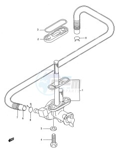 GSF400 (E28) Bandit drawing FUEL COCK