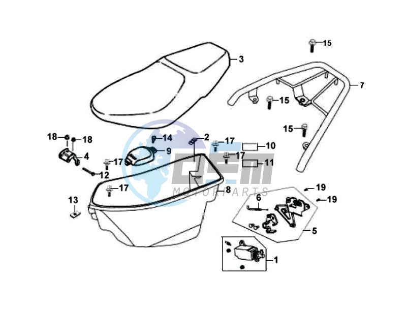 BUDDYSEAT - REAR LUGGAGE FRAME