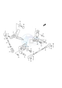 DF 25 drawing Throttle Control Remote Control