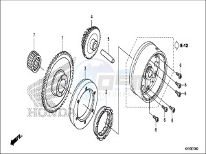 CRF110FH Europe Direct - (ED) drawing STARTING CLUTCH