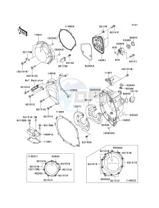 ZX 1200 A [NINJA ZX-12R] (A2) [NINJA ZX-12R] drawing ENGINE COVER-- S- -