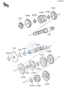 KX 80 E [KX80] (E2-E3) [KX80] drawing TRANSMISSION -- 84 KX80-E2- -