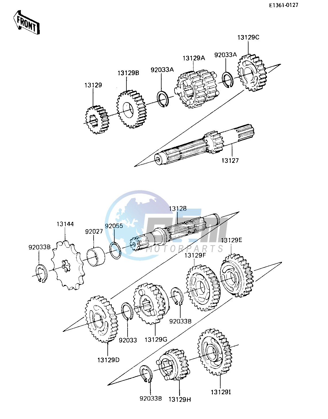 TRANSMISSION -- 84 KX80-E2- -