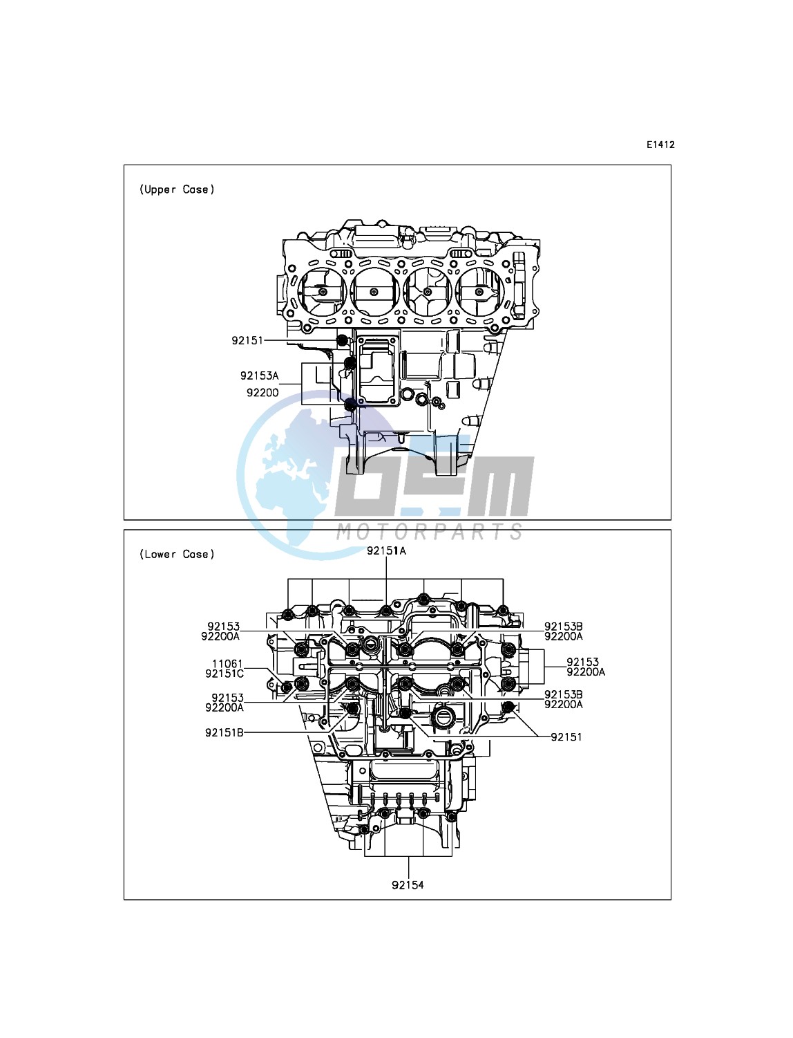 Crankcase Bolt Pattern