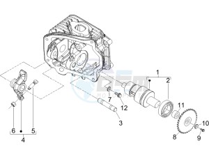 Liberty 50 4T PTT 2017 (B-NL) (B-NL) drawing Rocking levers support unit