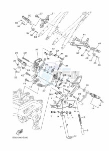 MT-09 MTN850-A (BS2M) drawing STAND & FOOTREST