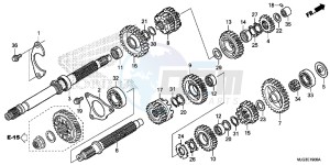 GL1800BG GOLDWING - F6B UK - (E) drawing TRANSMISSION