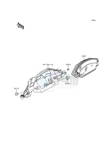 NINJA ZX-10R ZX1000JFFA FR XX (EU ME A(FRICA) drawing Meter(s)