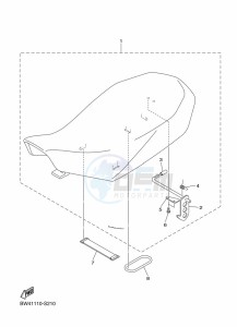 YFZ50 (BW4D) drawing SEAT