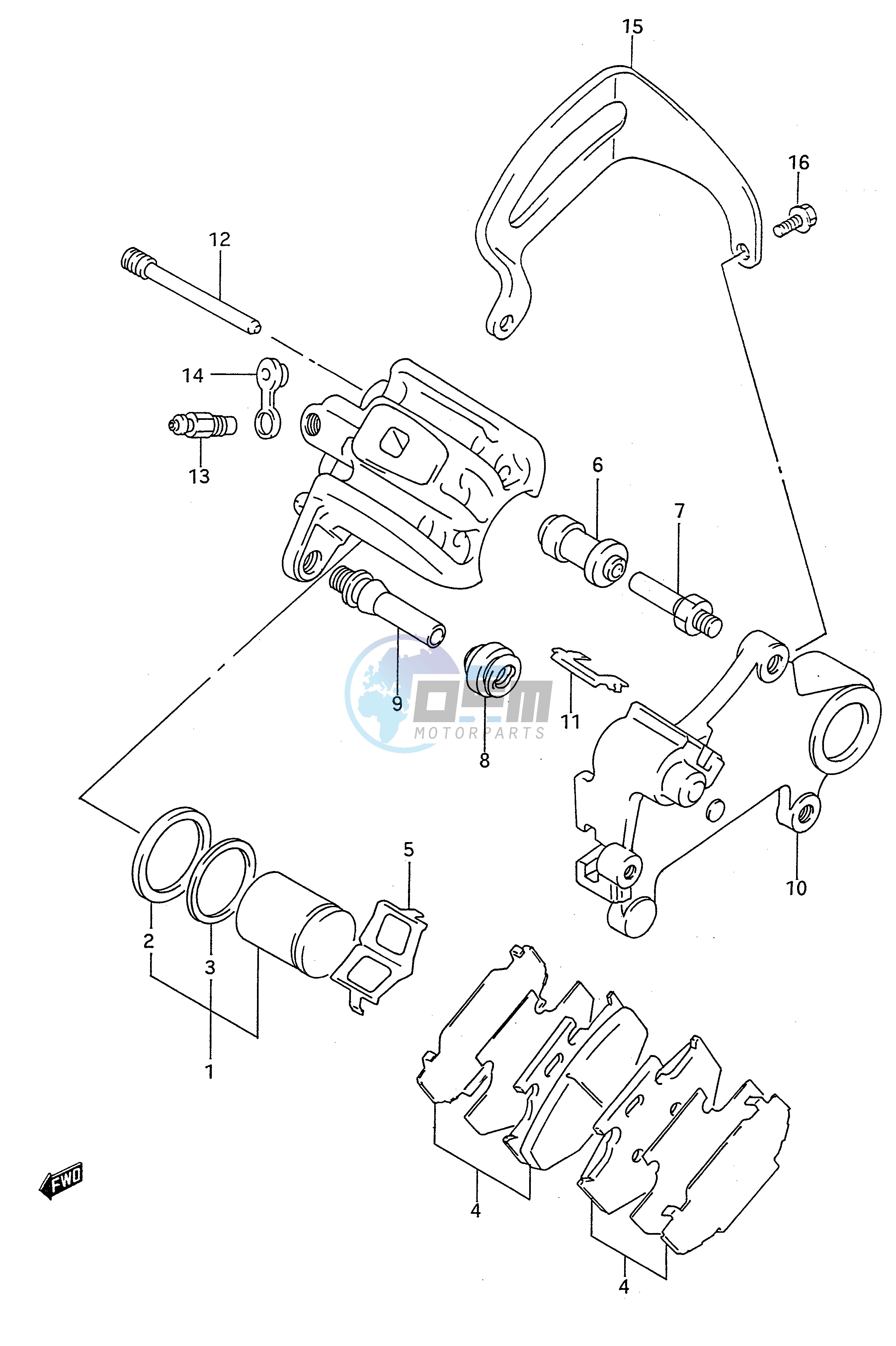 REAR CALIPERS (MODEL N)