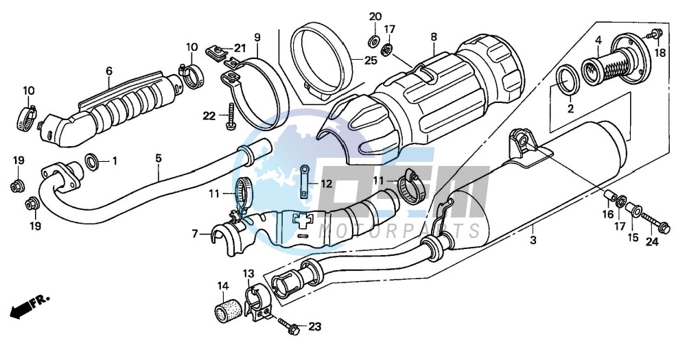 EXHAUST MUFFLER