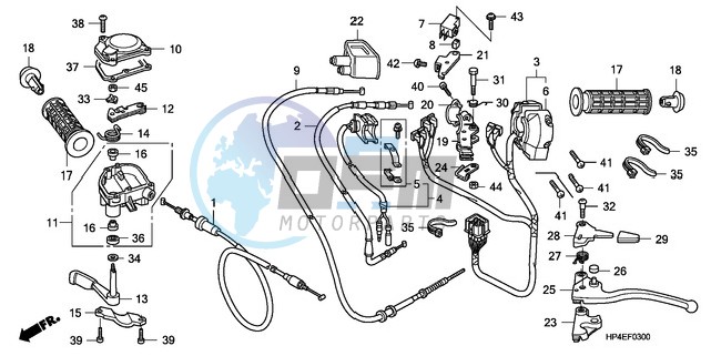 HANDLE LEVER/SWITCH/CABLE