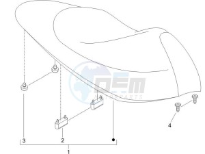 NRG 50 power DT serie speciale drawing Saddle seats - Tool roll