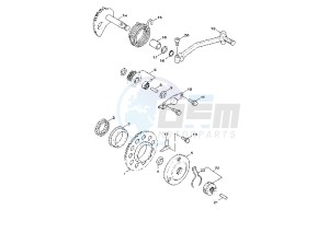 NXC CYGNUS X 125 drawing STARTER